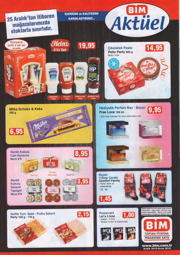 BİM Fırsat Ürünleri 25.12.2015 Broşürü - Heinz
