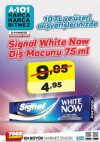 A101 5 - 11 Mayıs 2018 Kampanyası - Signal White Now Diş Macunu