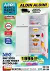 A101 Market 22 Ağustos 2019 Kataloğu - SEG No Frost Buzdolabı