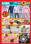 A101 Fırsat Ürünleri 22 Aralık 2016 Katalogu - Flanel Pijama Takımı