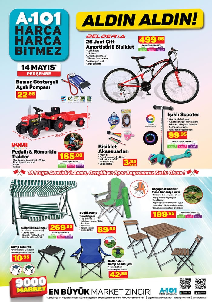 A101 14 Mayıs 2020 Aktüel Kataloğu - Belderia 26 Jant Bisiklet