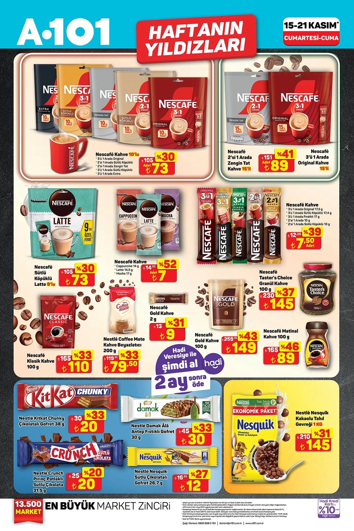 A101 15 - 21 Kasım 2025 Haftanın Yıldızları Kataloğu