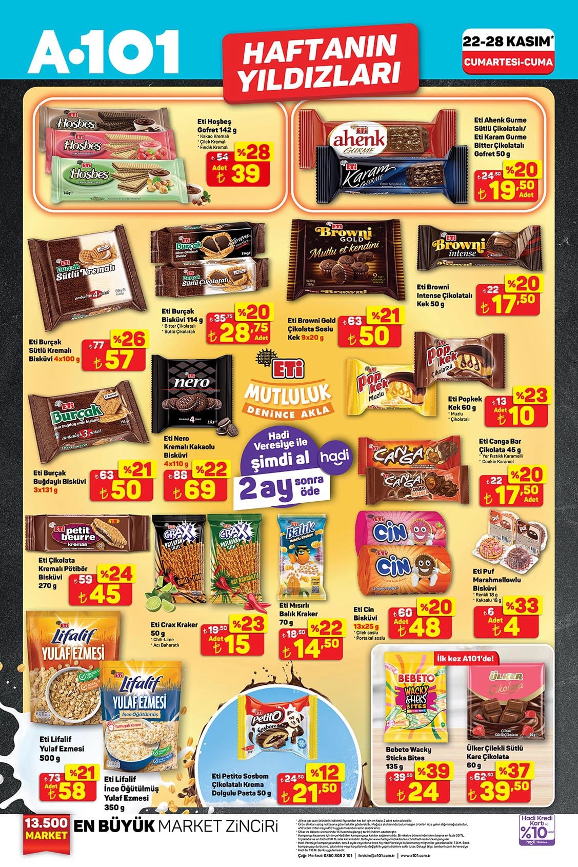 A101 22 Kasım 2025 Haftanın Yıldızları Kataloğu