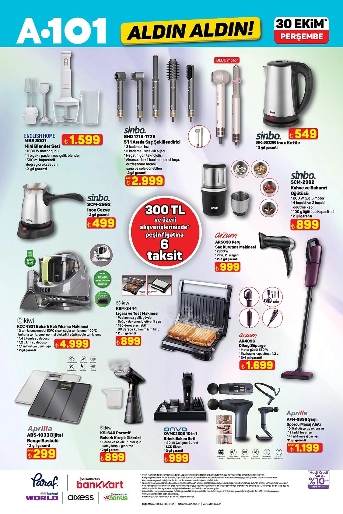 A101 30 Ekim - 6 Kasım 2025 Aktüel Ürünler Kataloğu
