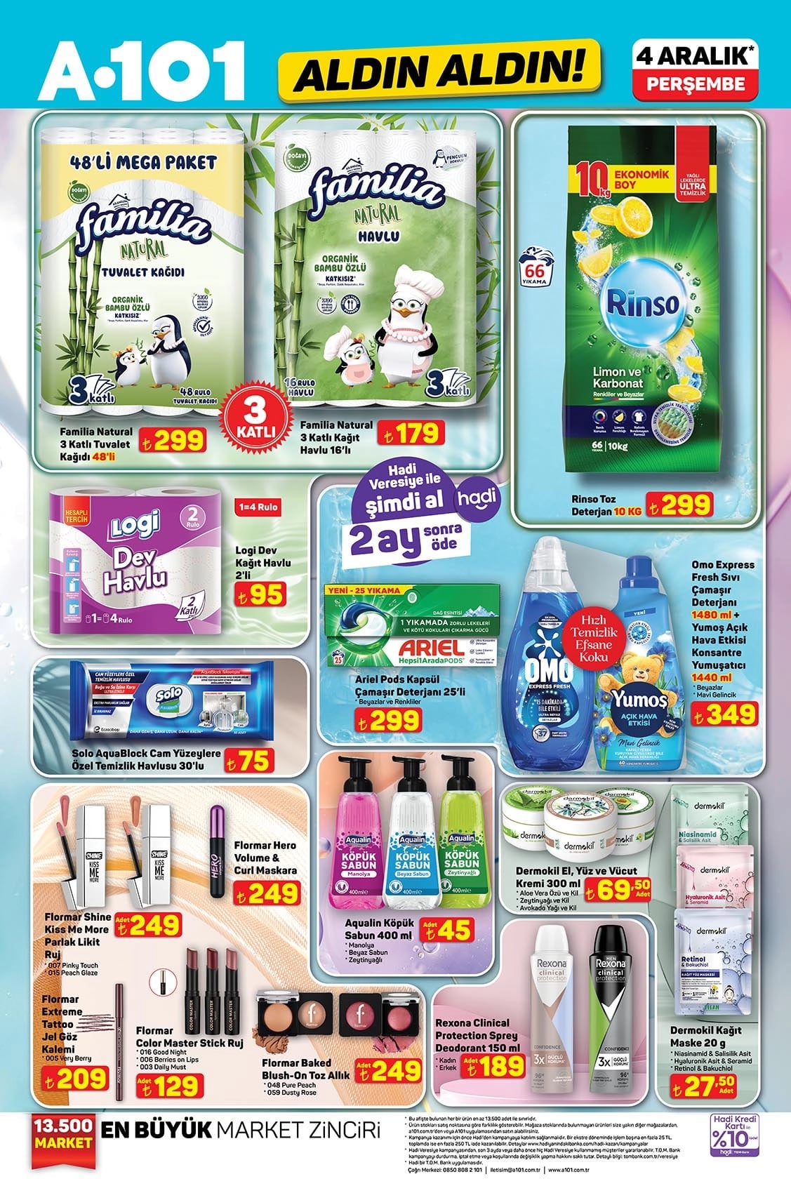 A101 4 Aralık 2025 İndirimli Ürünler Kataloğu