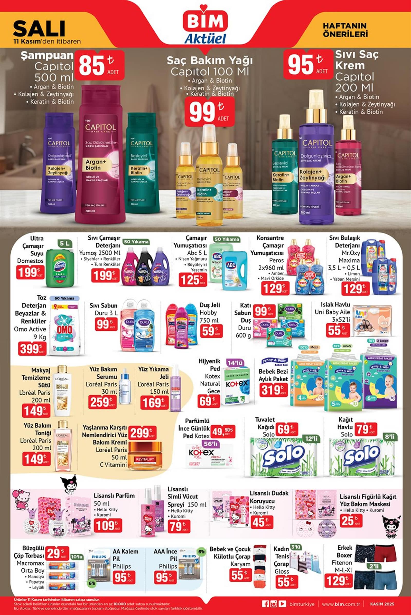 BİM 11 Kasım 2025 Haftanın Önerileri Kataloğu