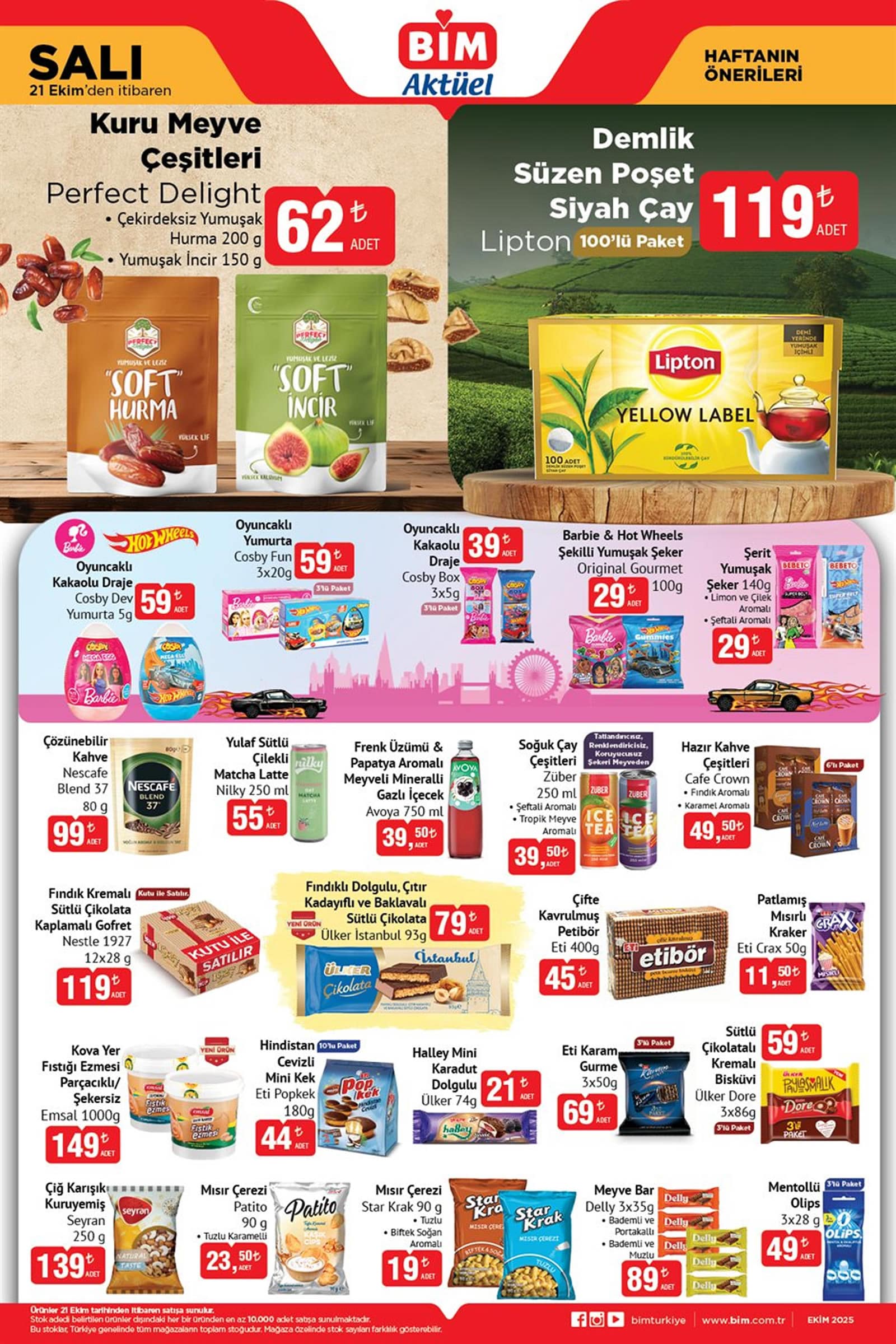 BİM 21 Ekim 2025 Haftanın Önerileri Kataloğu
