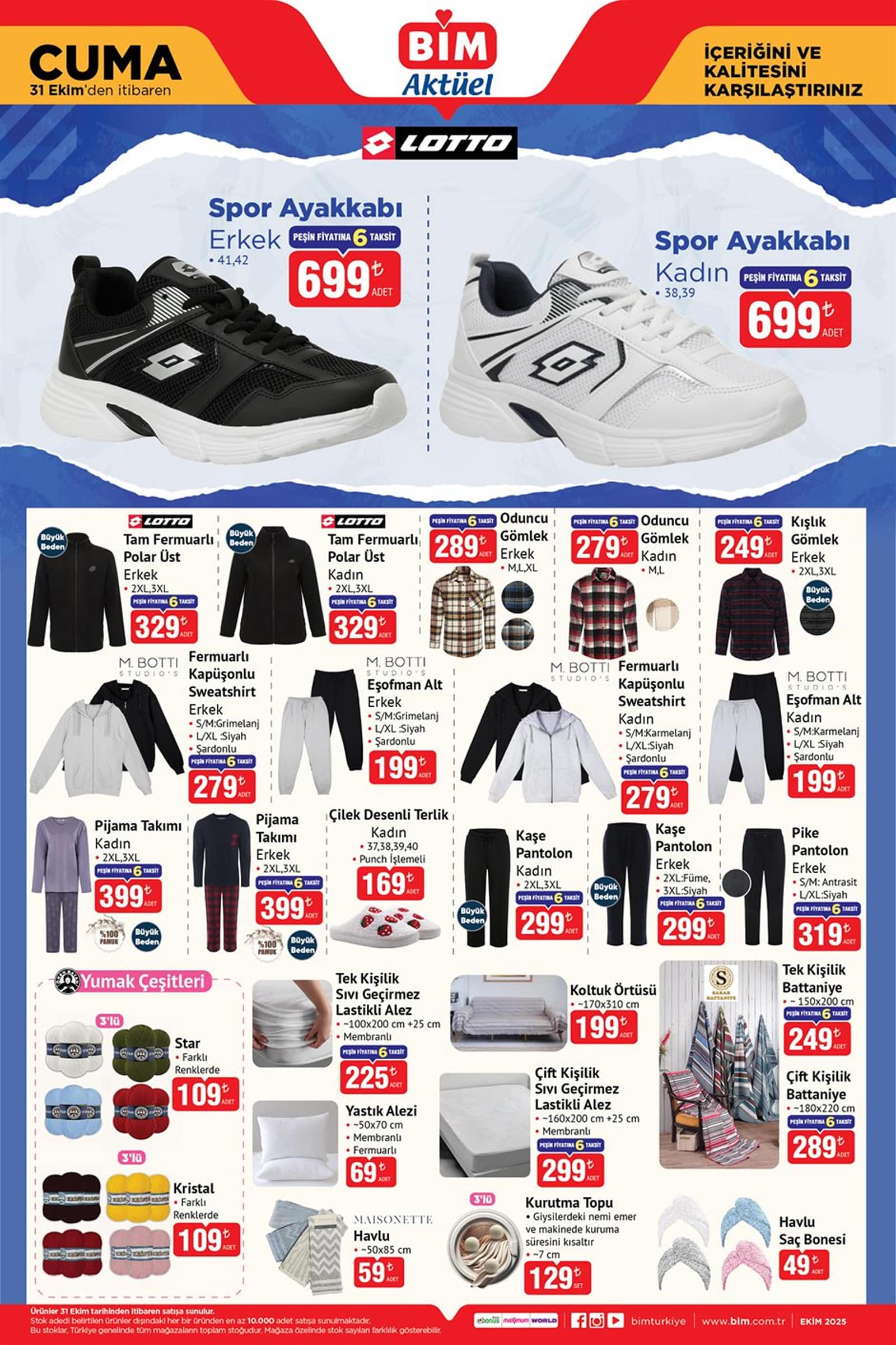 BİM 31 Ekim - 7 Kasım 2025 Aktüel Ürünler Kataloğu