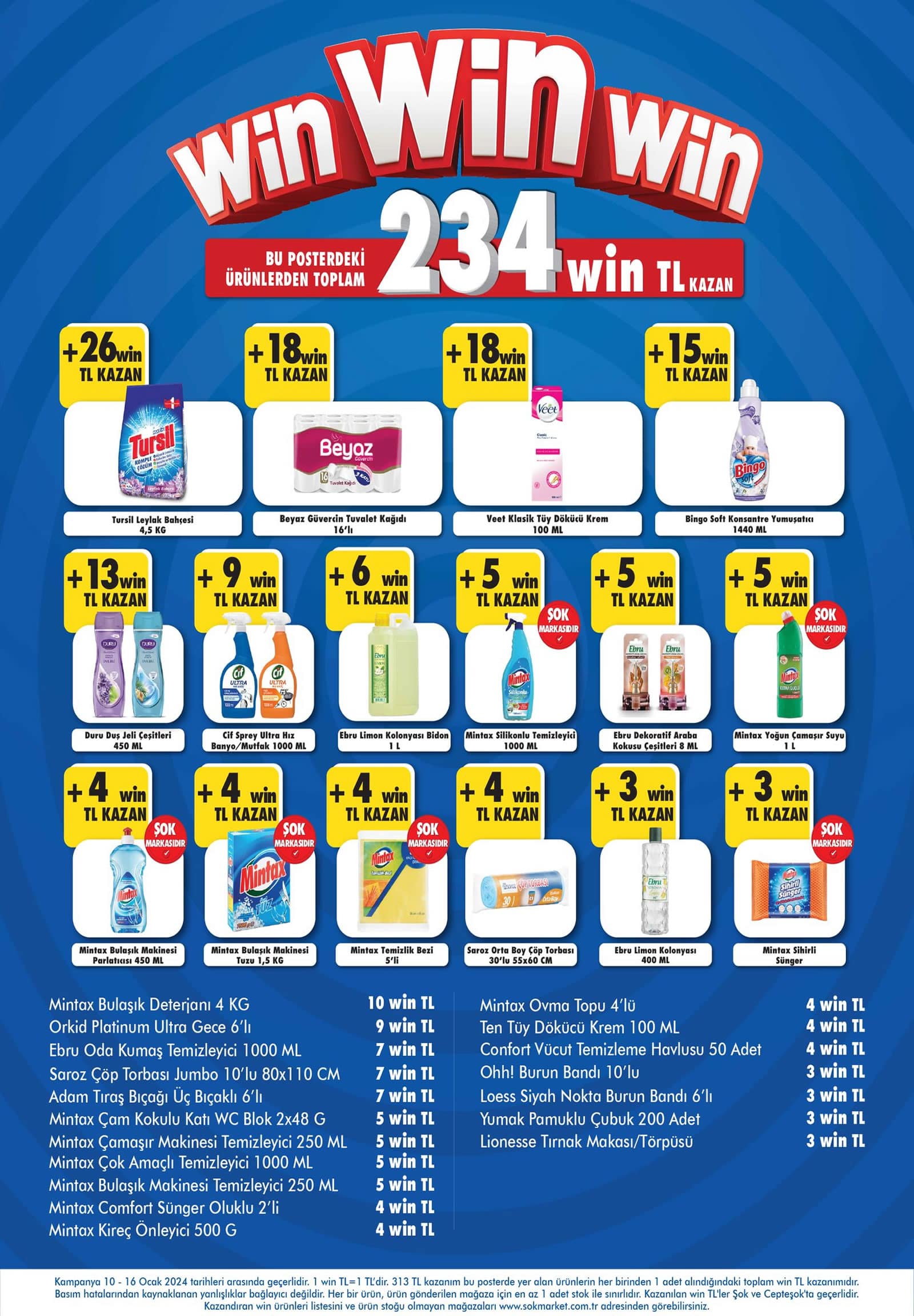 ŞOK 10 Ocak 2024 Win Win Win Kataloğu