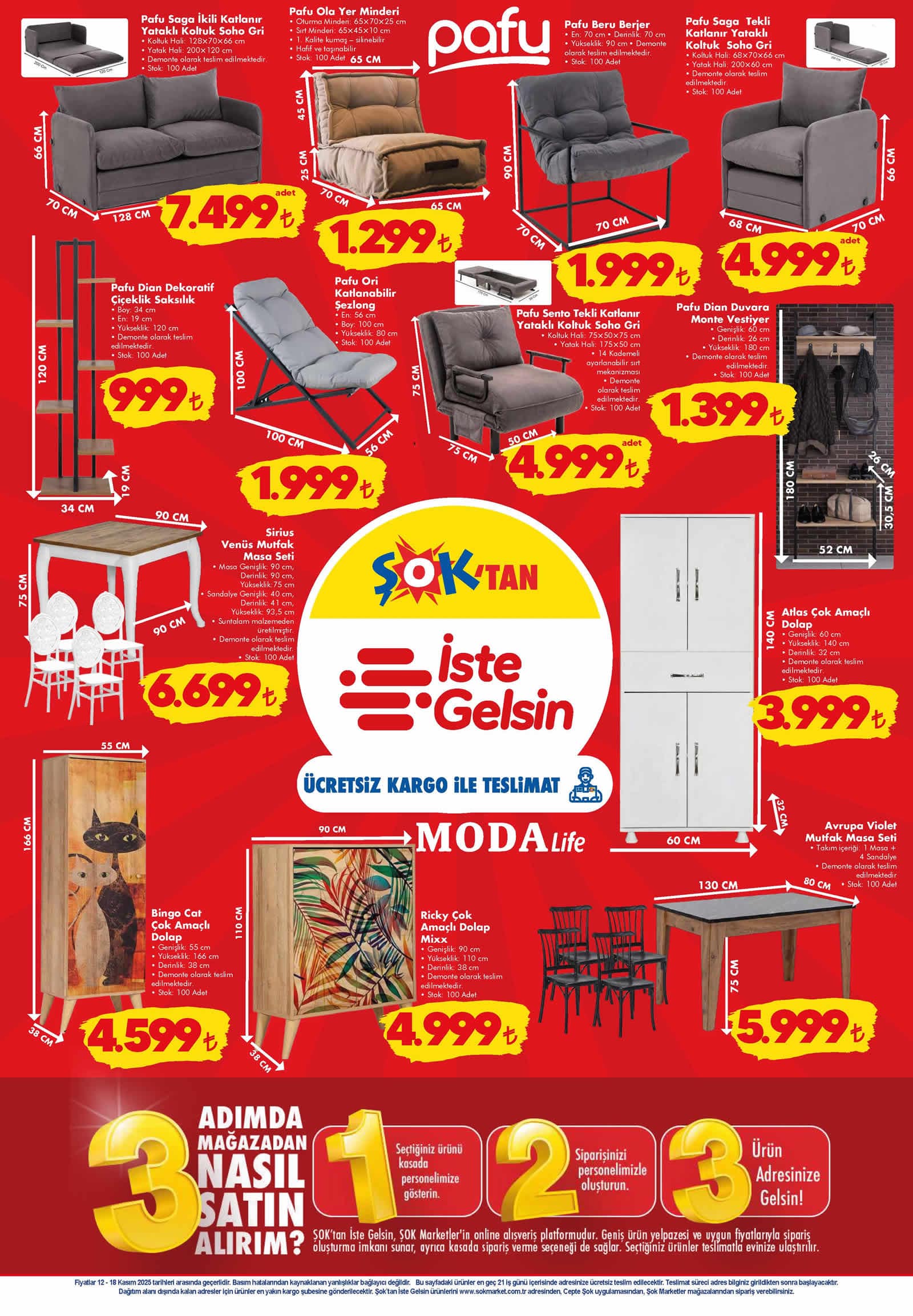 ŞOK 12 Kasım 2025 İste Gelsin Kataloğu