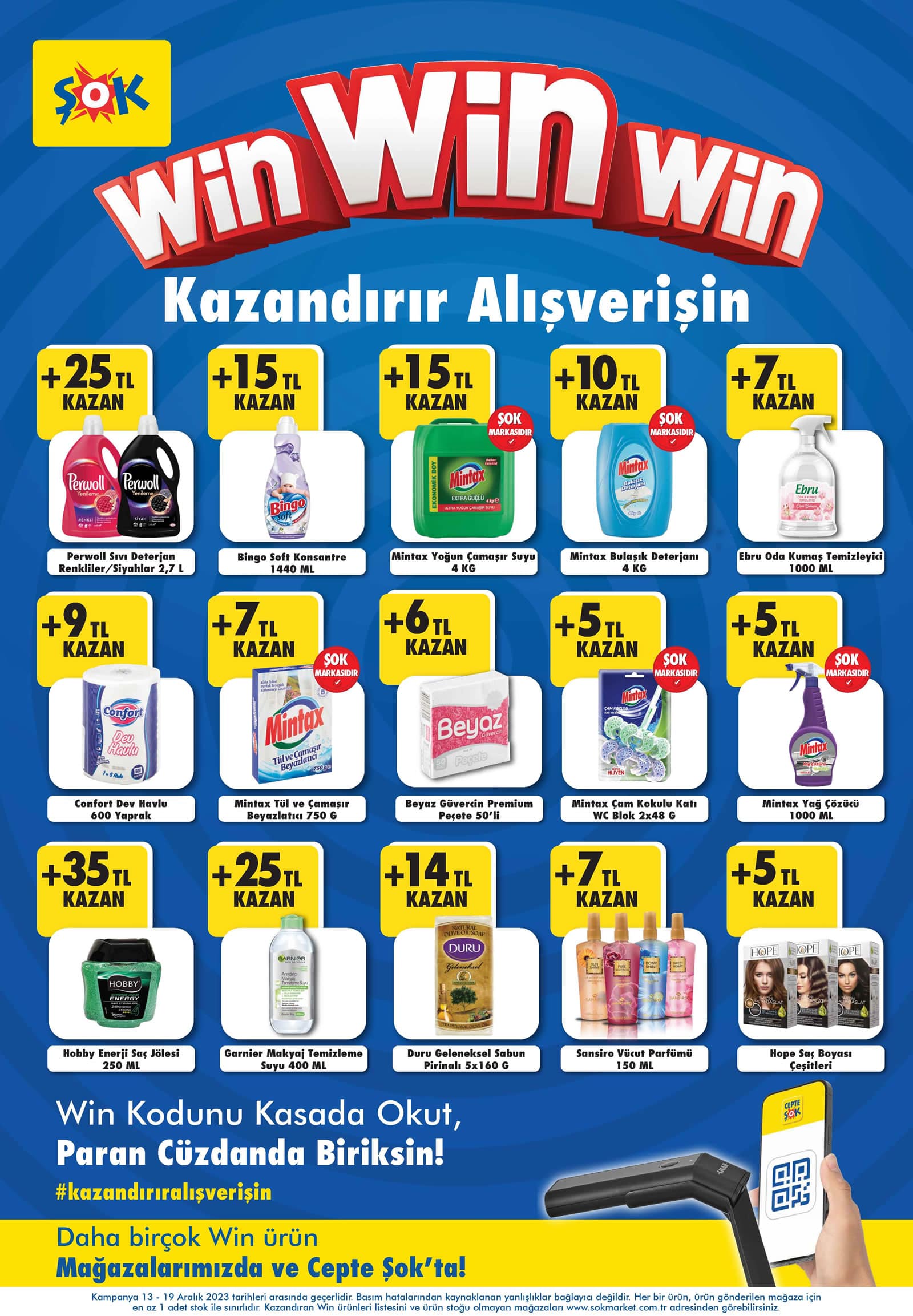 ŞOK 13 Aralık 2023 Win Win Win Kataloğu