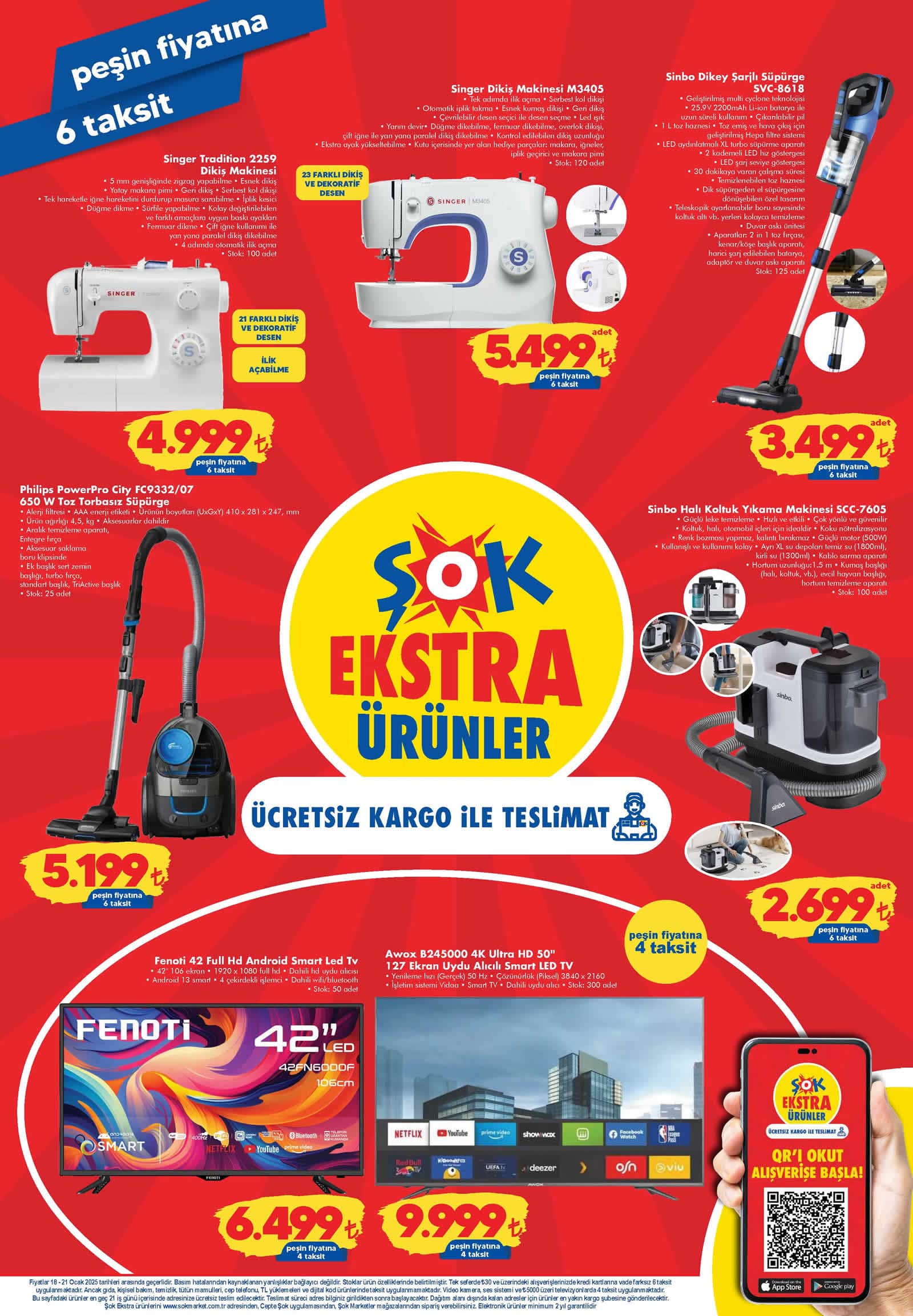 ŞOK 18 Ocak 2025 Ekstra Ürünler Kataloğu