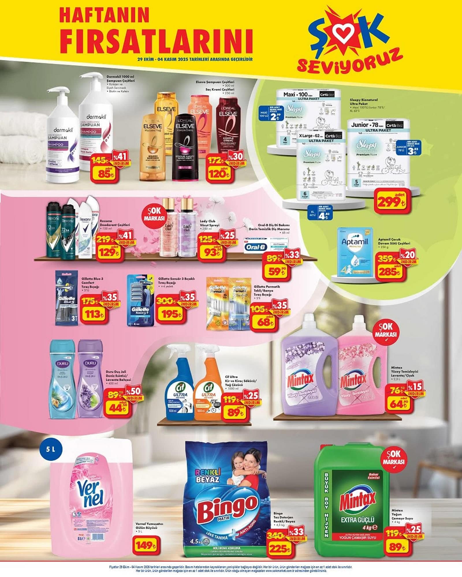 ŞOK 29 Ekim 2025 İndirimli Ürünler Kataloğu