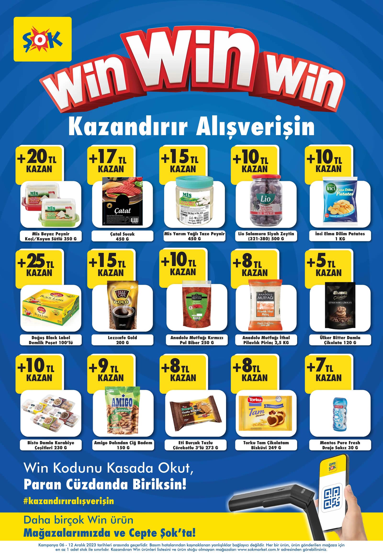 ŞOK 6 Aralık 2023 Win Win Win Kataloğu