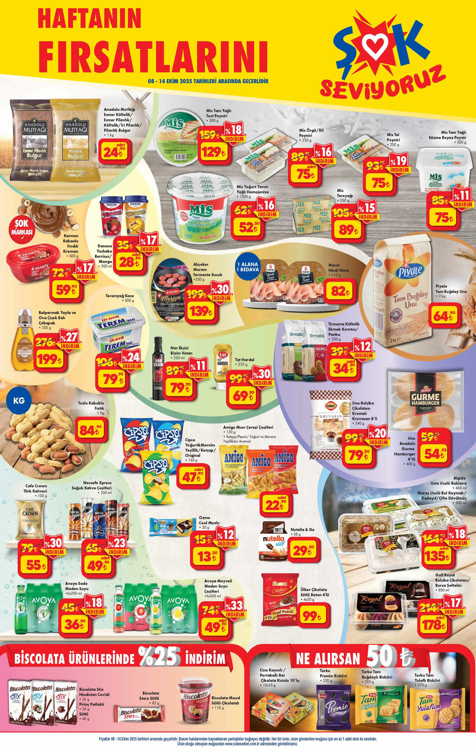 ŞOK 8 Ekim 2025 İndirimli Ürünler Kataloğu
