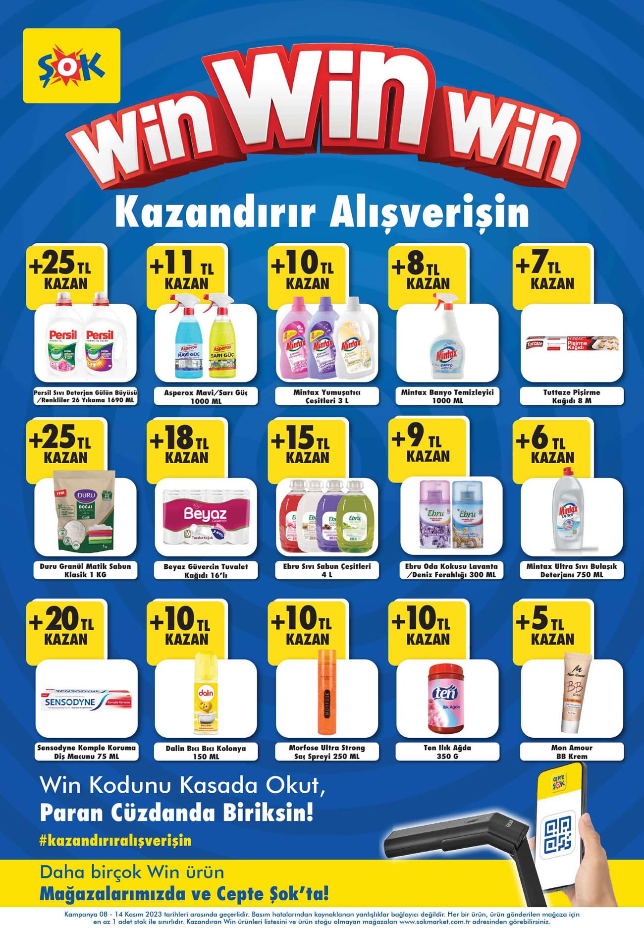 ŞOK 8 Kasım 2023 Win Win Win Kataloğu