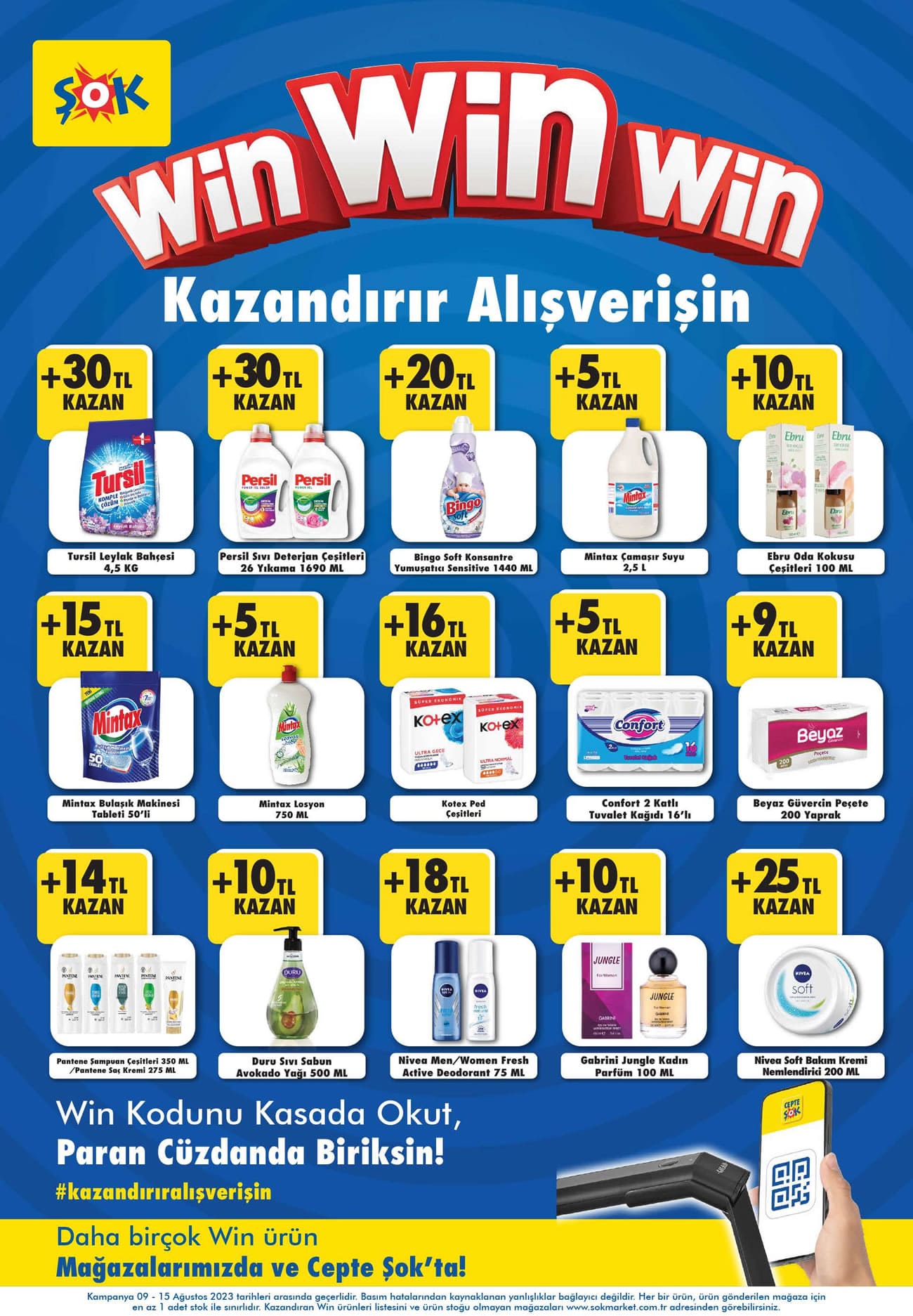 ŞOK 9 Ağustos 2023 Win Win Win Kataloğu