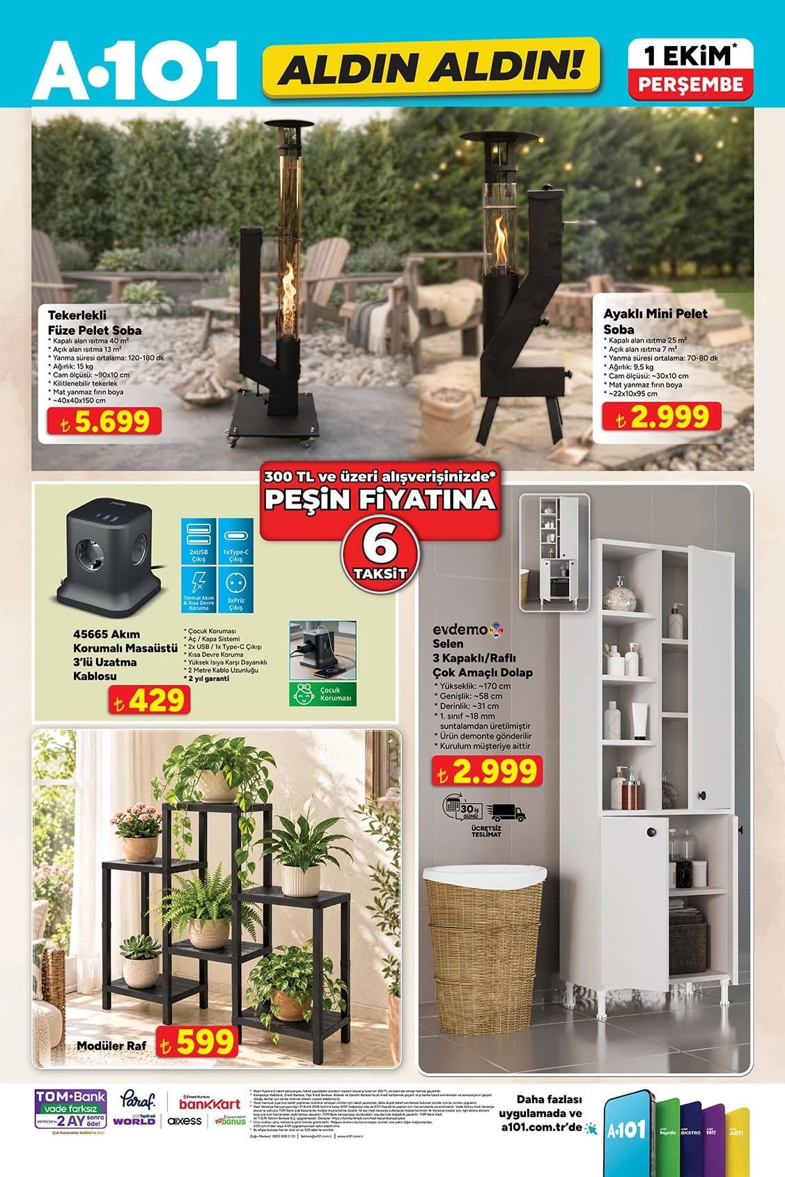A101 1 Ekim 2026 Kataloğu
