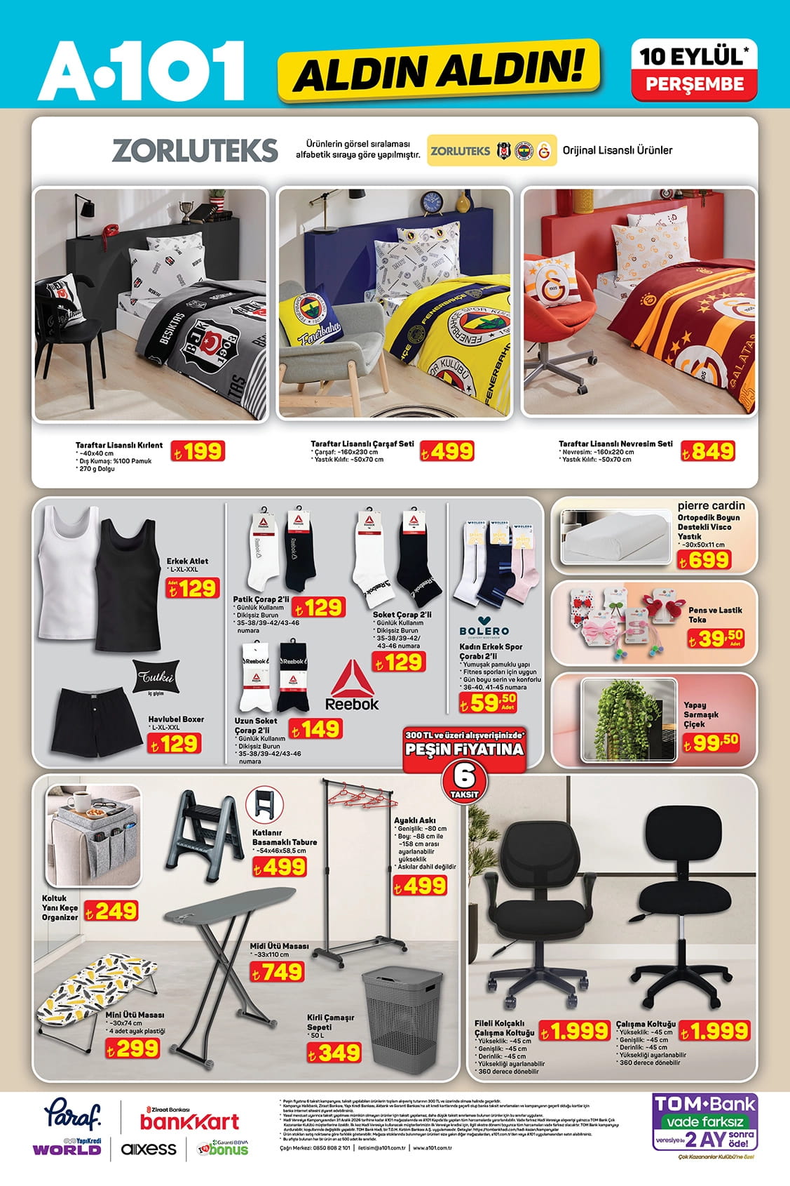A101 10 Eyl&uuml;l 2026 Kataloğu
