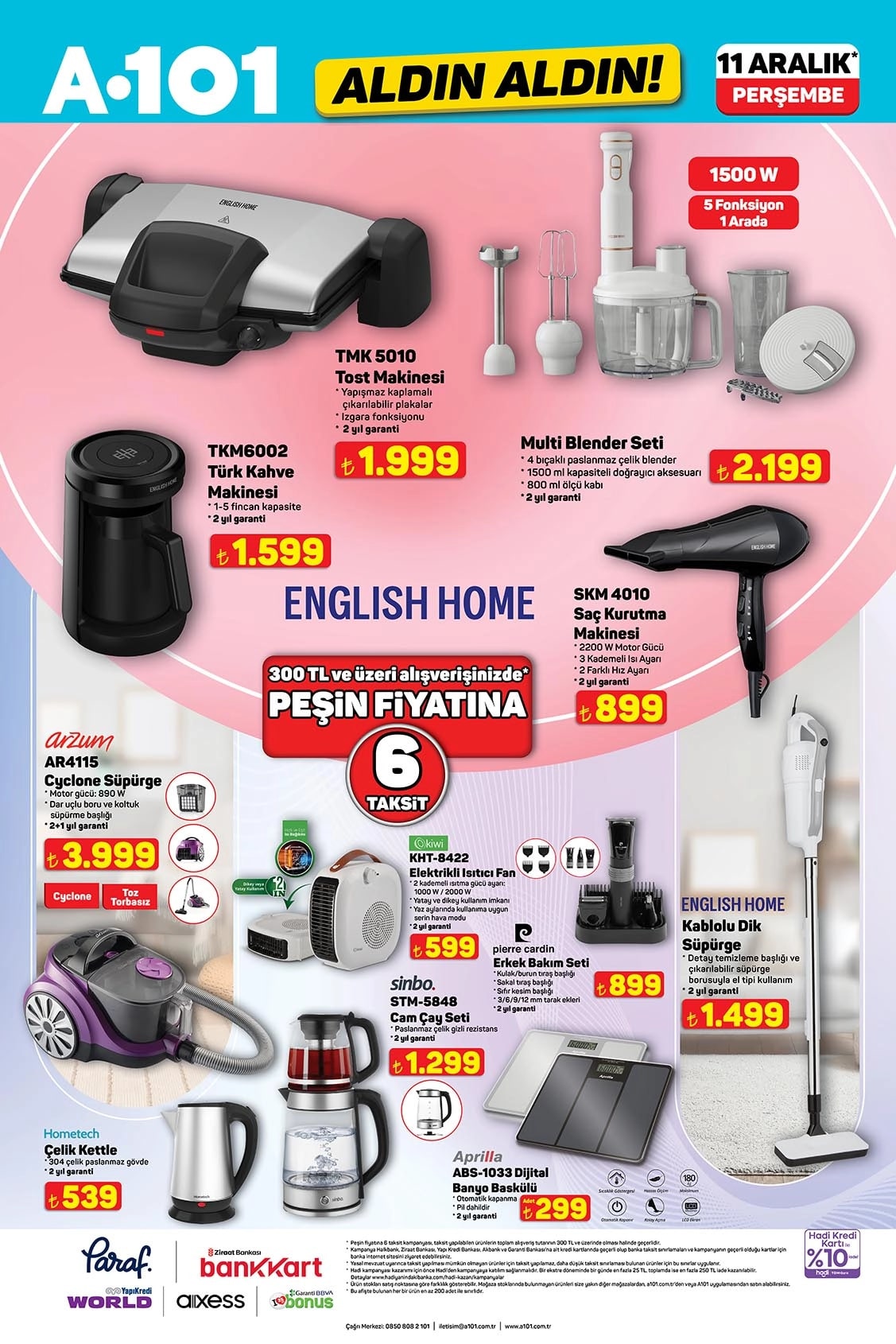 A101 11 Aralık 2025 Kataloğu