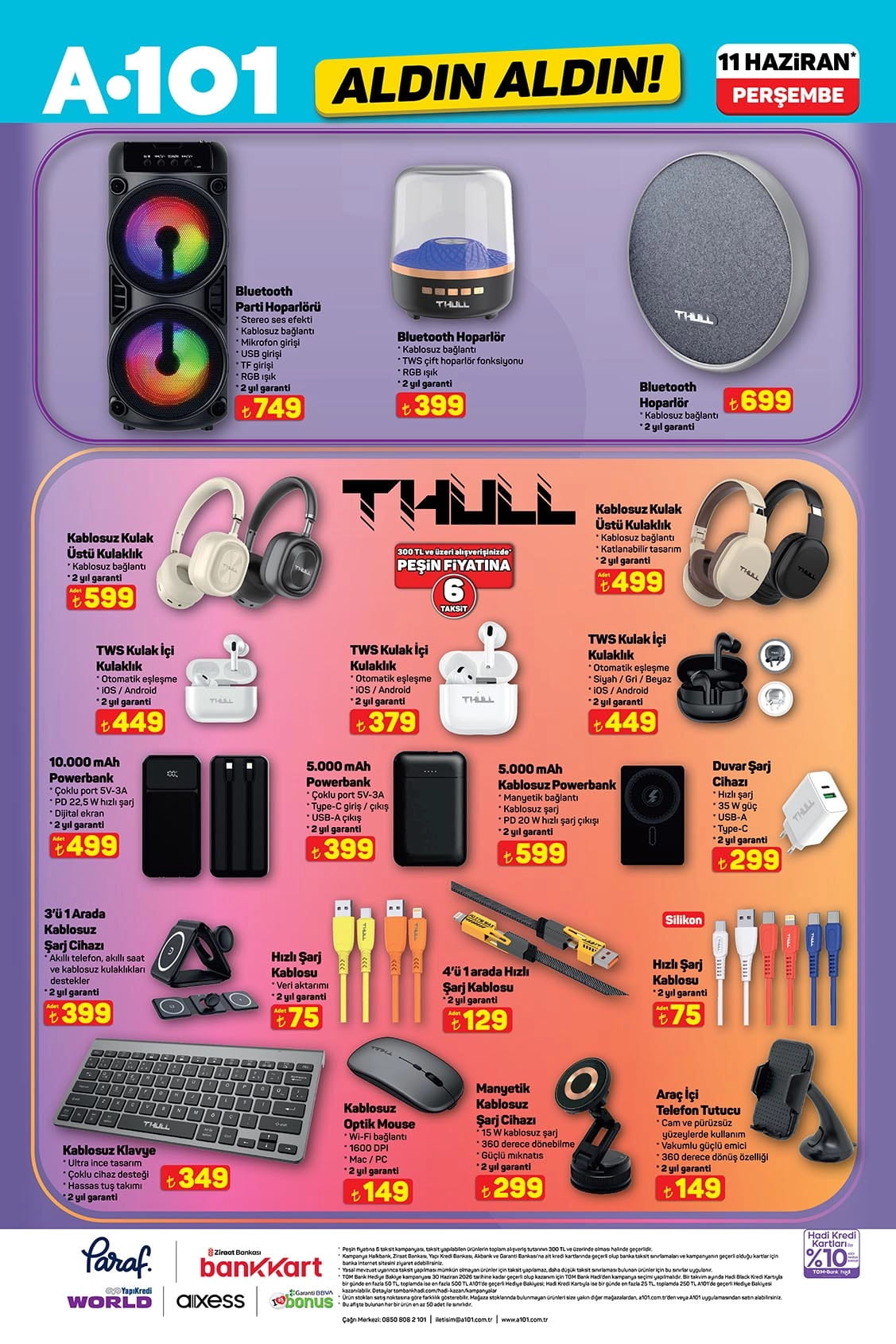 A101 11 Haziran 2026 Kataloğu