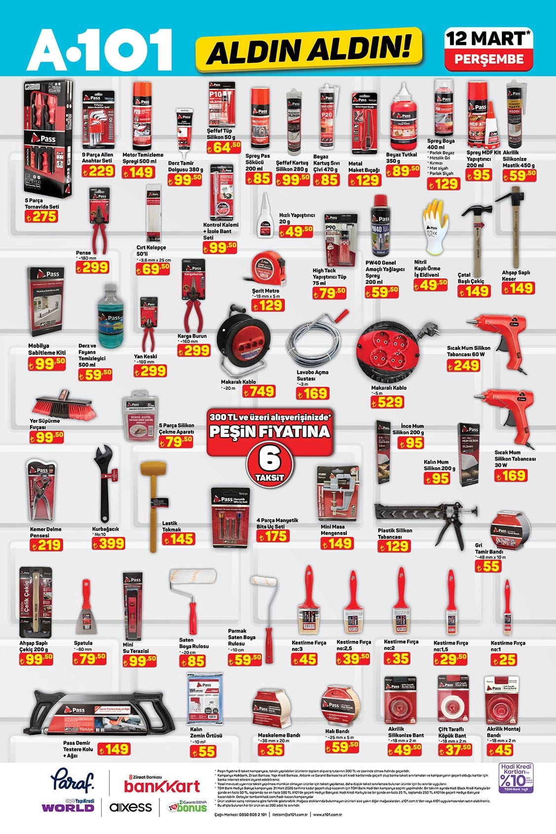 A101 12 Mart 2026 Kataloğu