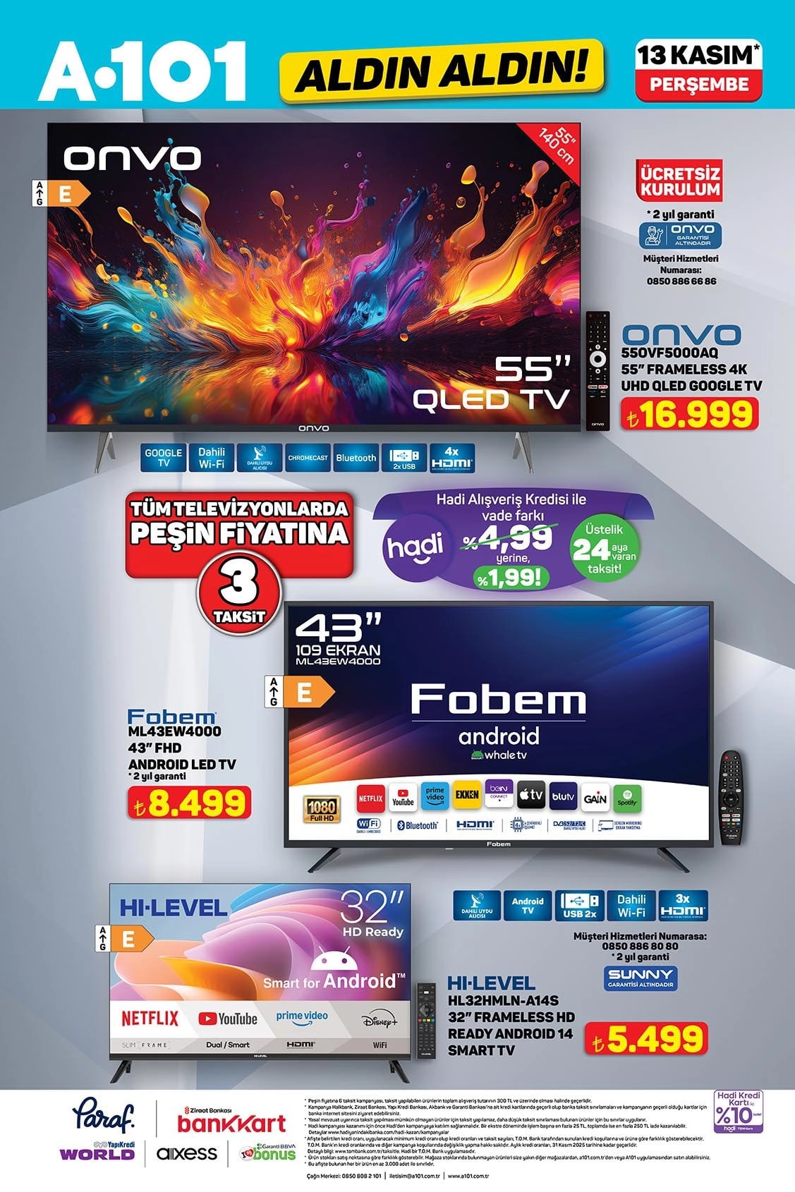 A101 13 Kasım 2025 Aktüel Ürünler Kataloğu