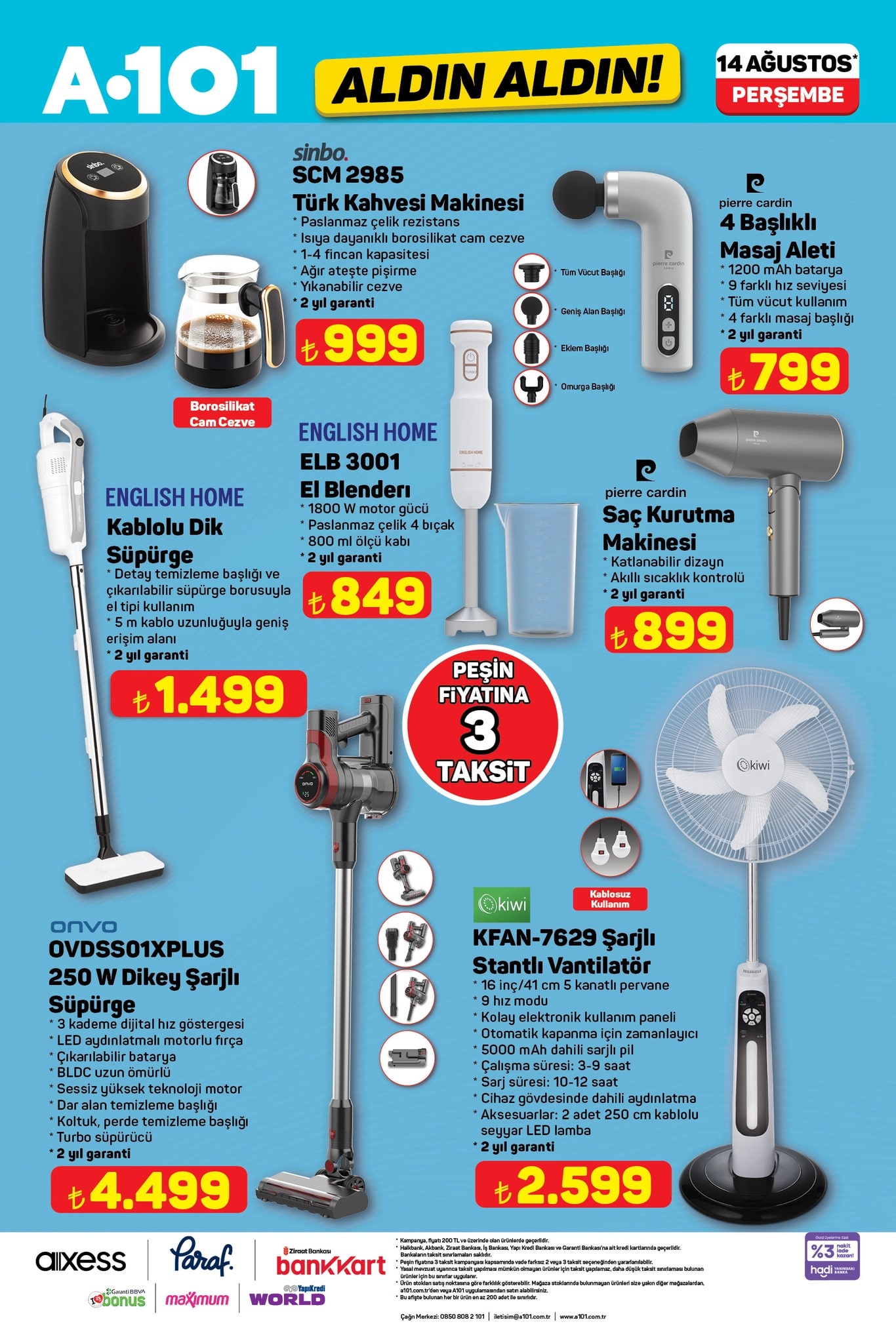 A101 14 Ağustos 2025 Kataloğu