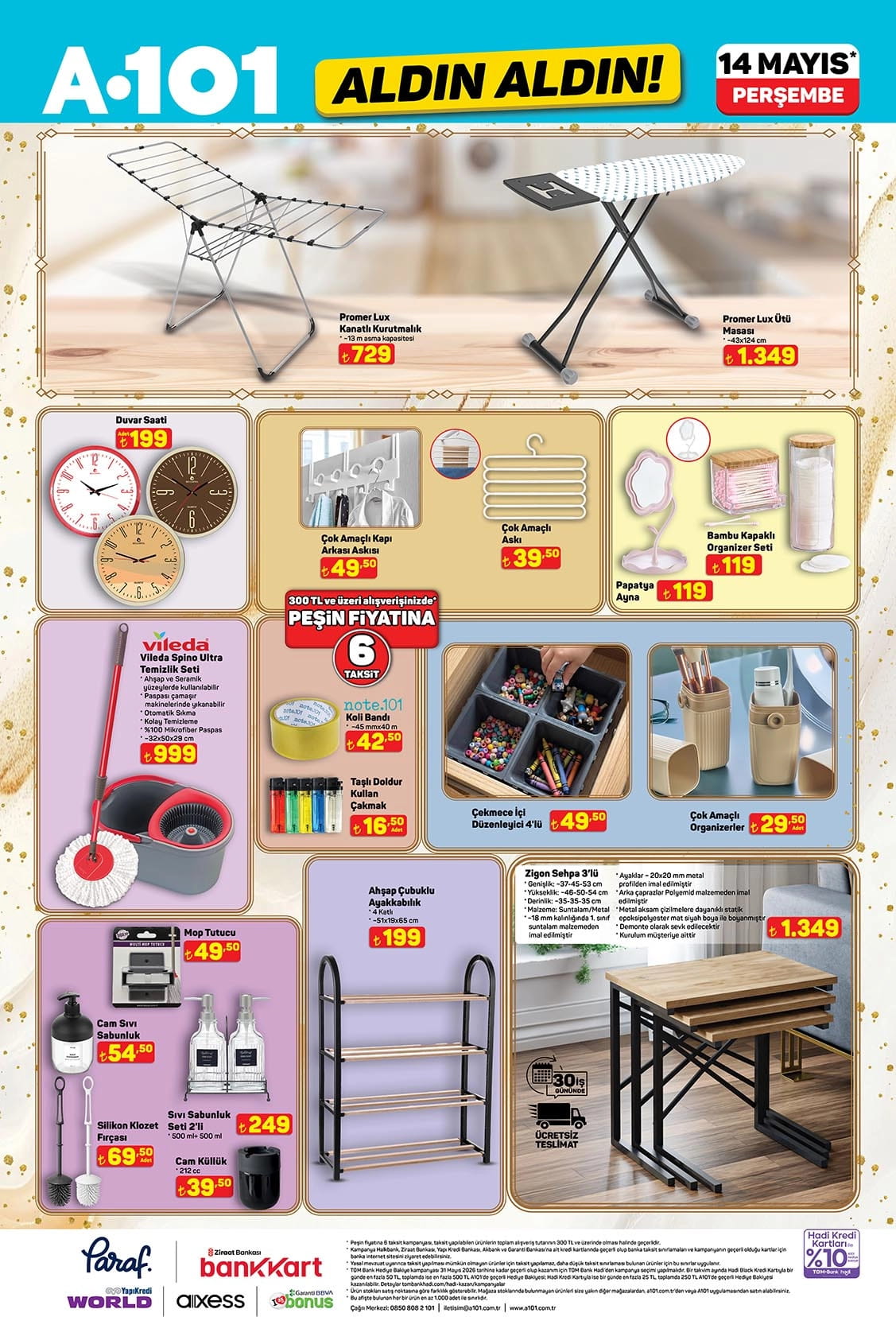 A101 14 Mayıs 2026 Kataloğu
