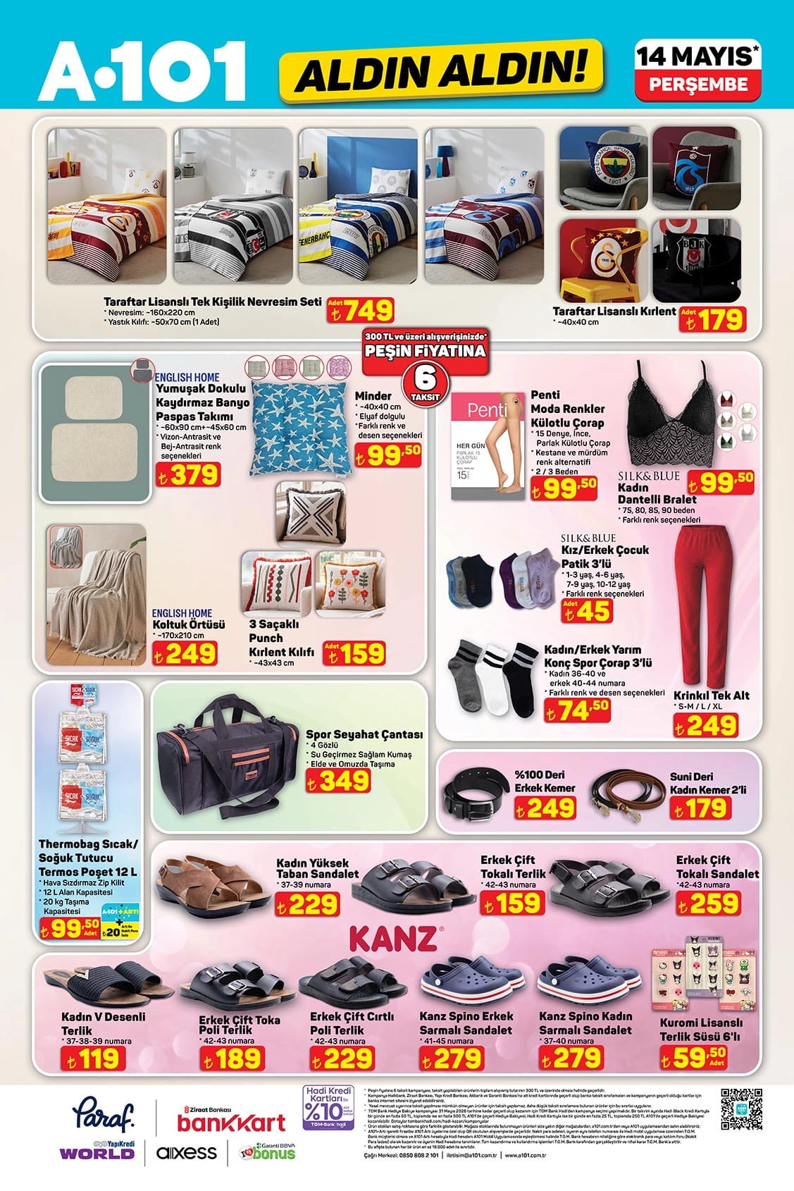 A101 14 Mayıs 2026 Kataloğu