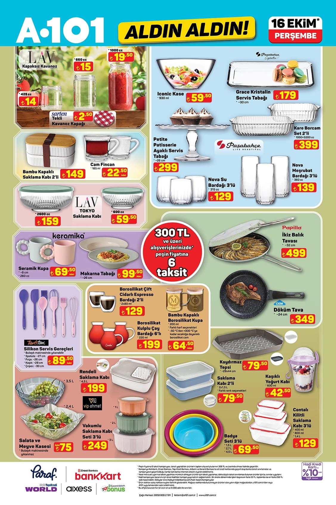 A101 16 Ekim 2025 Kataloğu