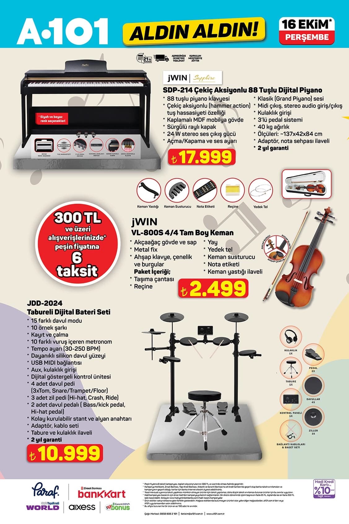 A101 16 Ekim 2025 Kataloğu
