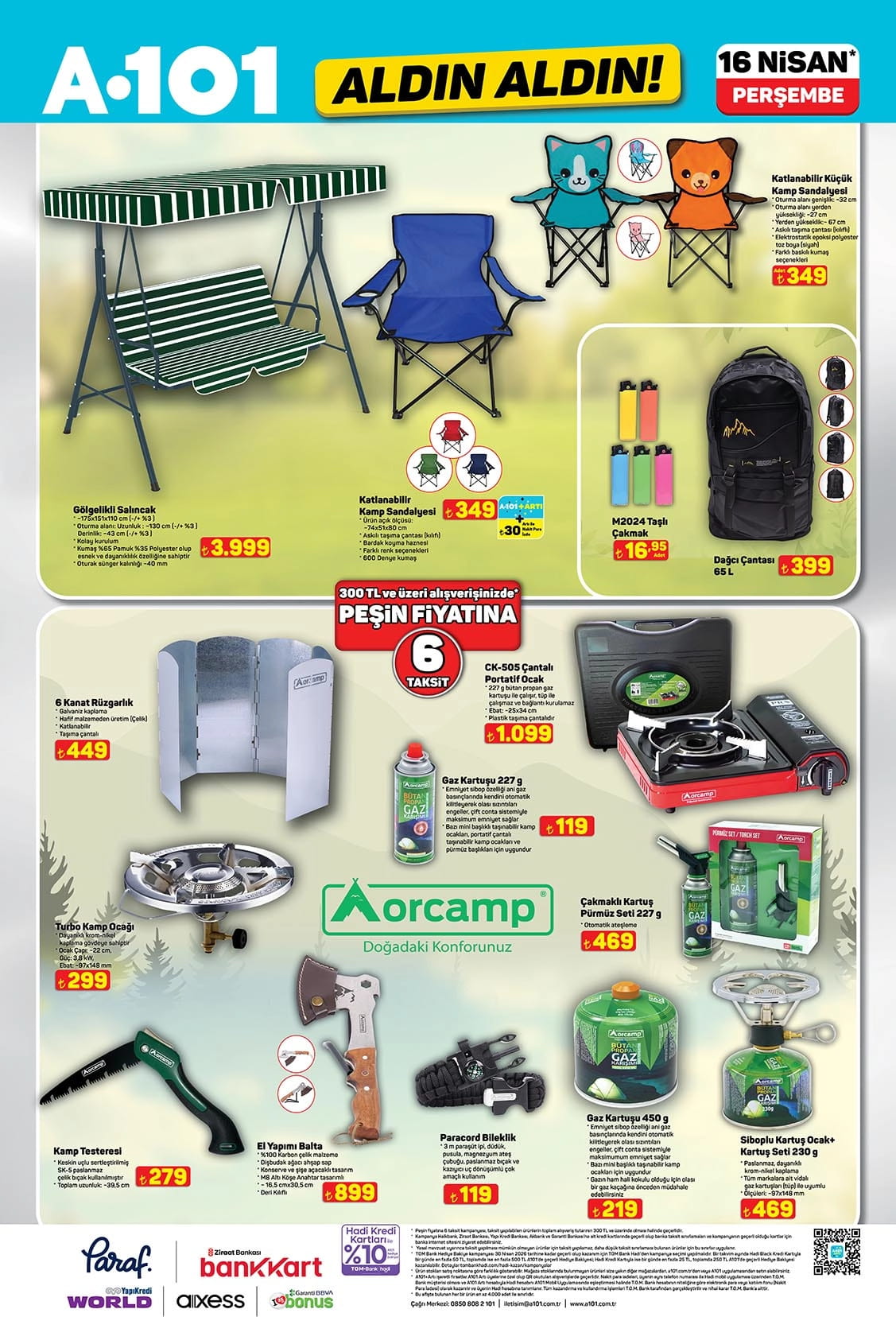 A101 16 Nisan 2026 Kataloğu
