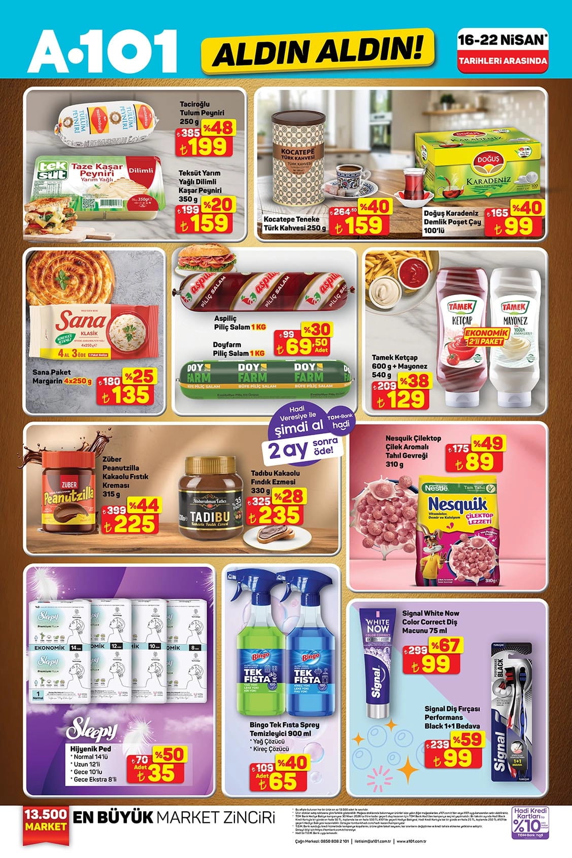 A101 16 Nisan 2026 Kataloğu