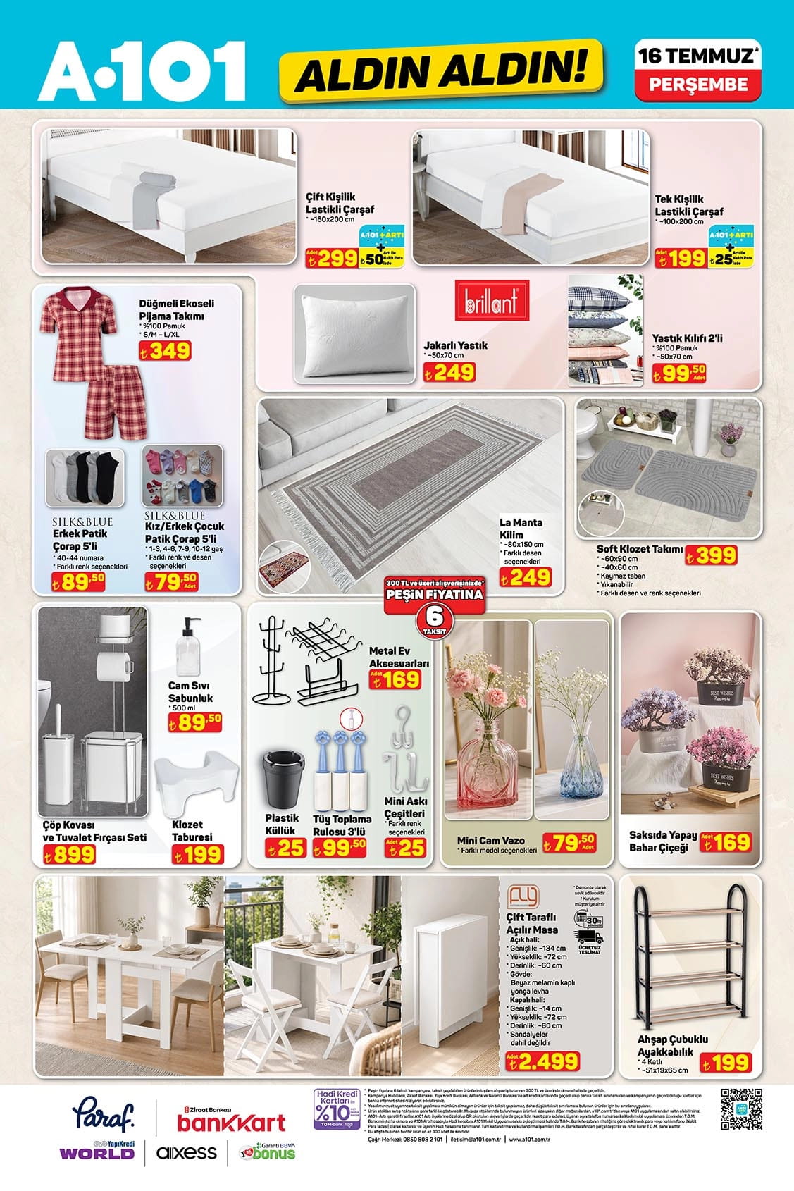 A101 16 Temmuz 2026 Kataloğu