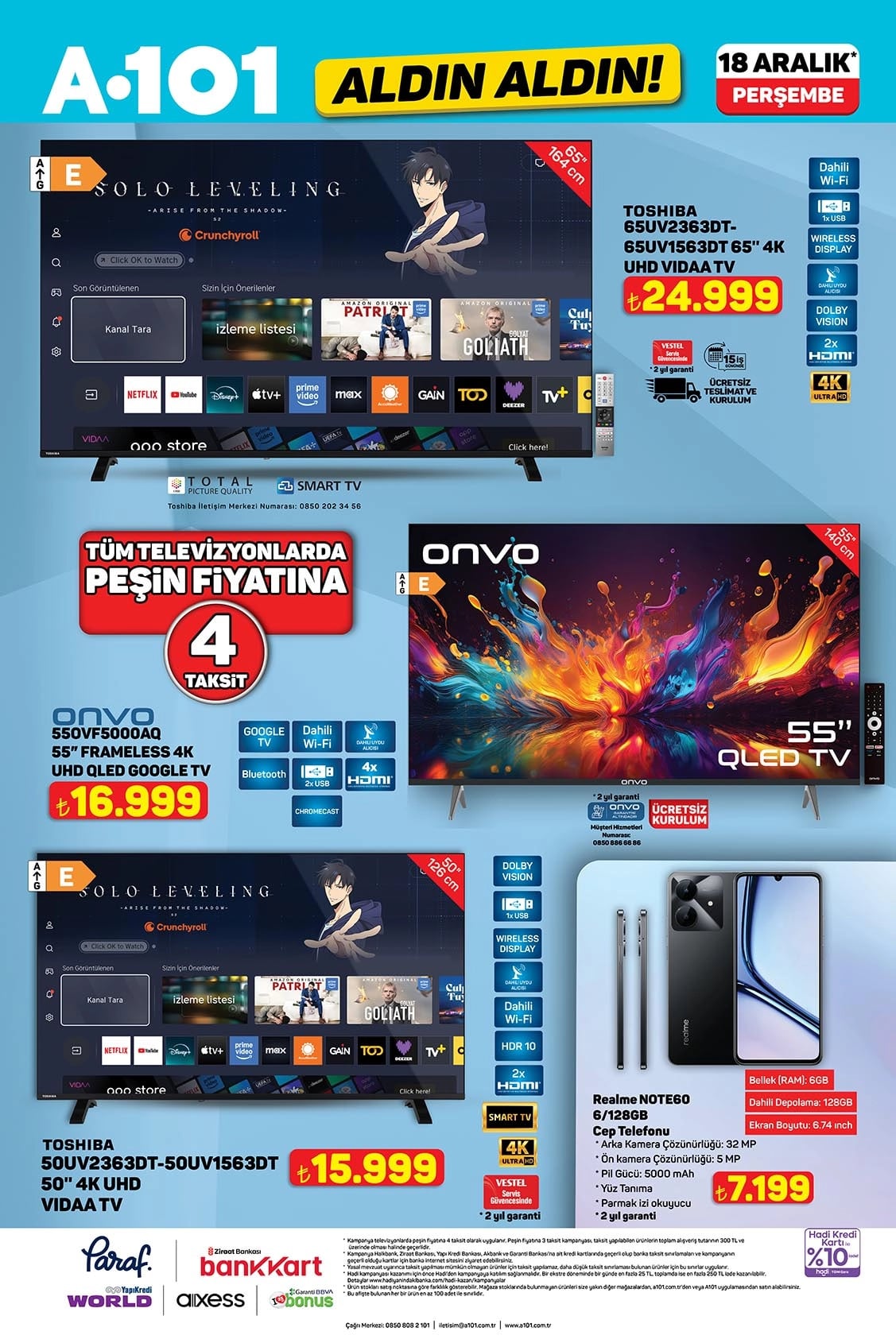 A101 18 Aralık 2025 Aktüel Ürünler Kataloğu