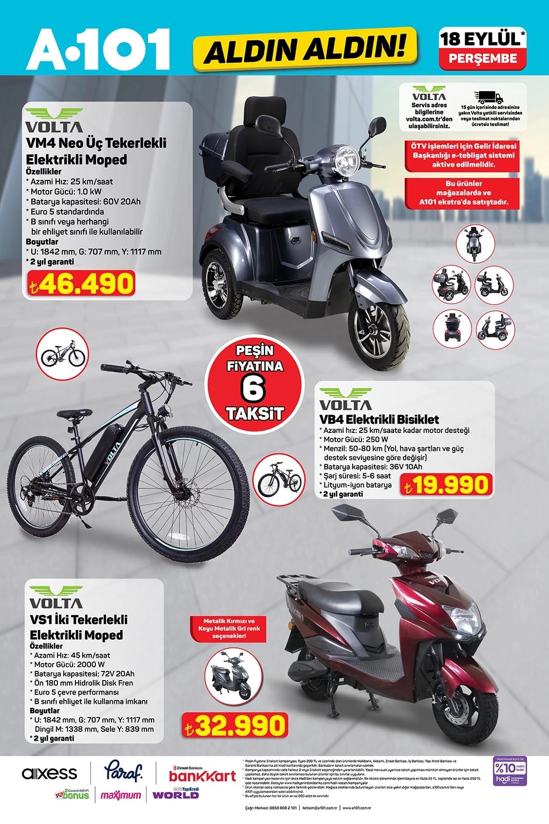 A101 18 Eylül 2025 Kataloğu
