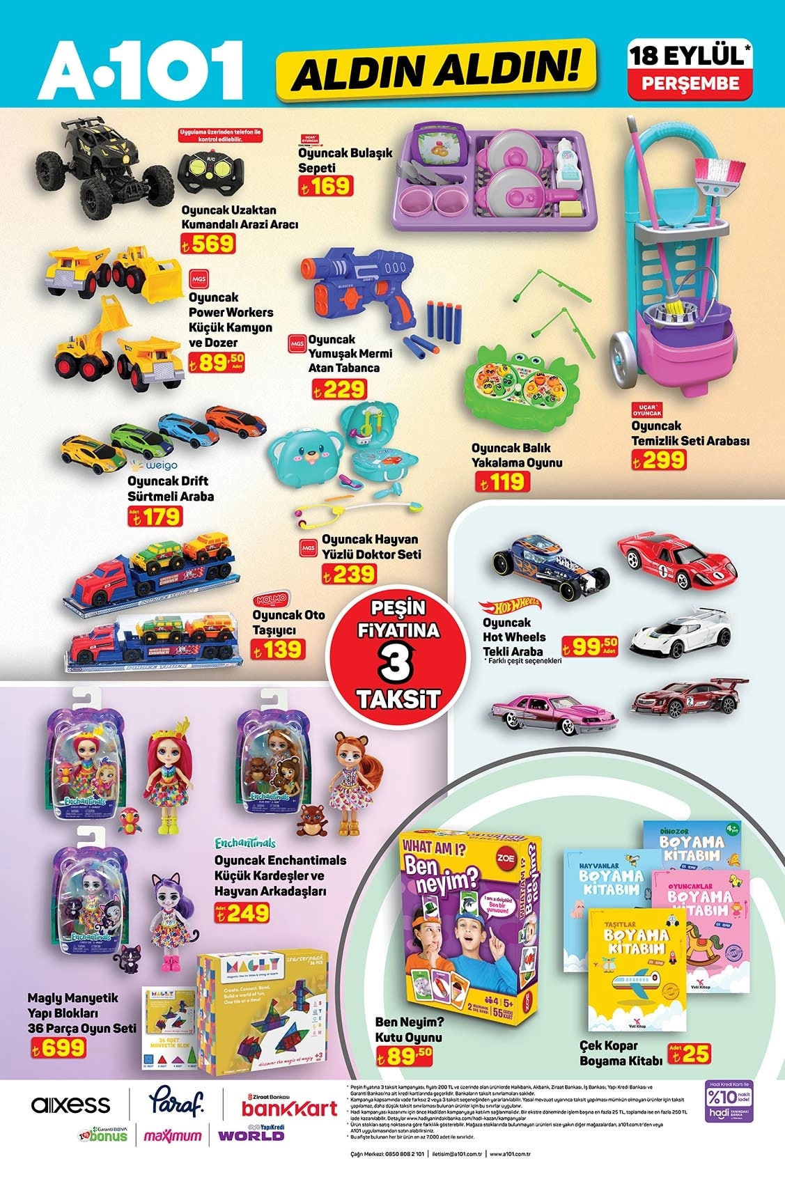 A101 18 Eylül 2025 Kataloğu