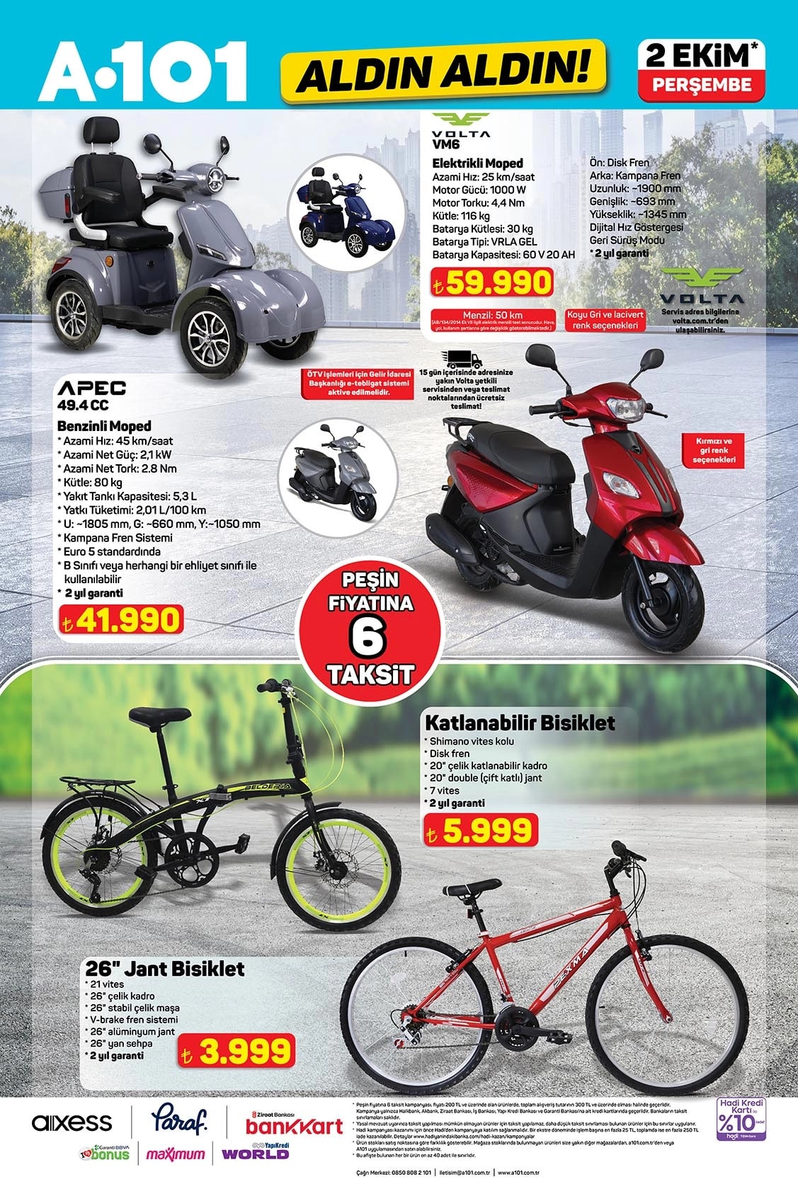 A101 2 Ekim 2025 Kataloğu