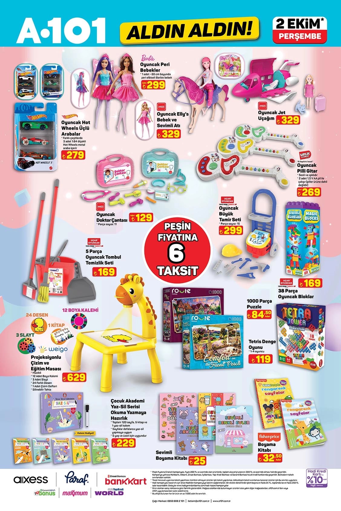 A101 2 Ekim 2025 Kataloğu