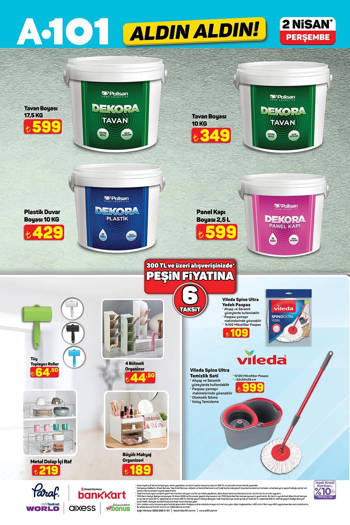 A101 2 Nisan 2026 Kataloğu