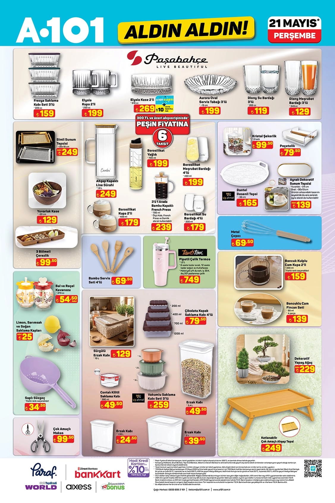 A101 21 Mayıs 2026 Kataloğu