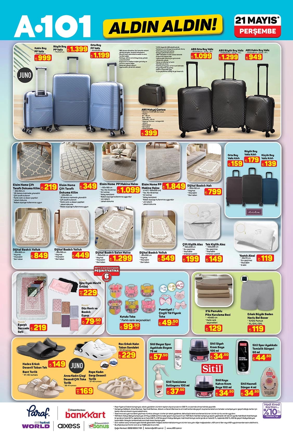 A101 21 Mayıs 2026 Kataloğu