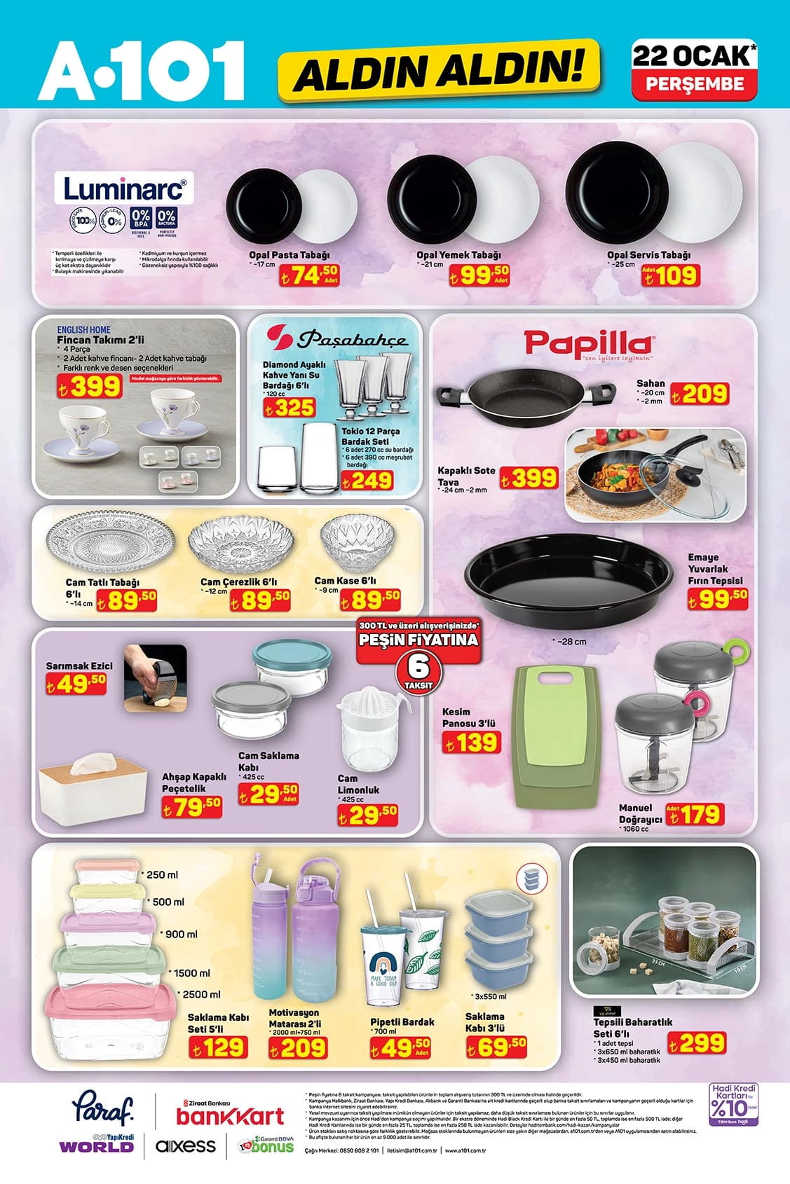 A101 22 Ocak 2026 Kataloğu