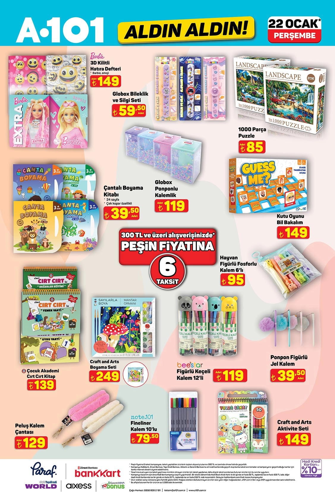 A101 22 Ocak 2026 Kataloğu