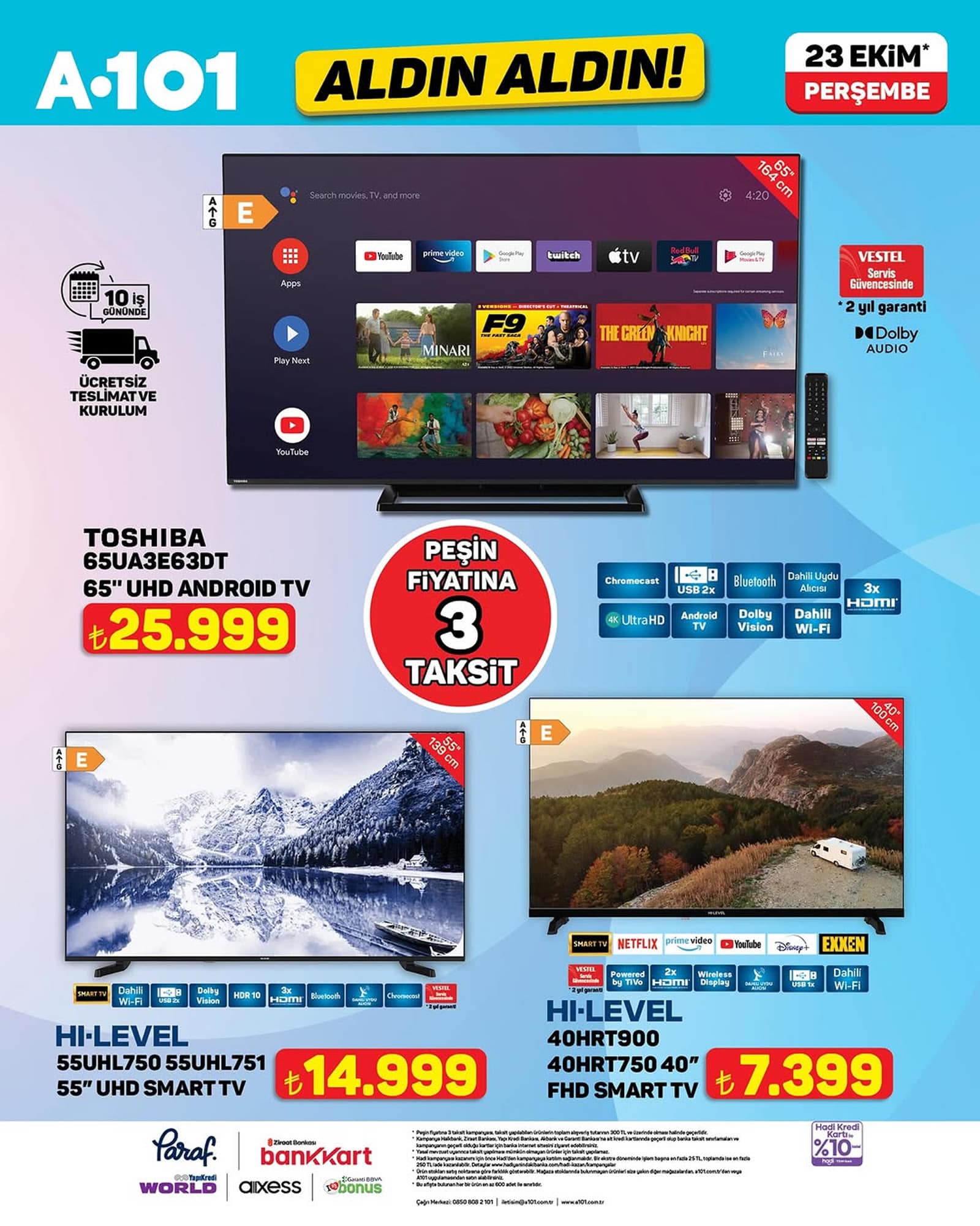 A101 23 Ekim 2025 Aktüel Ürünler Kataloğu
