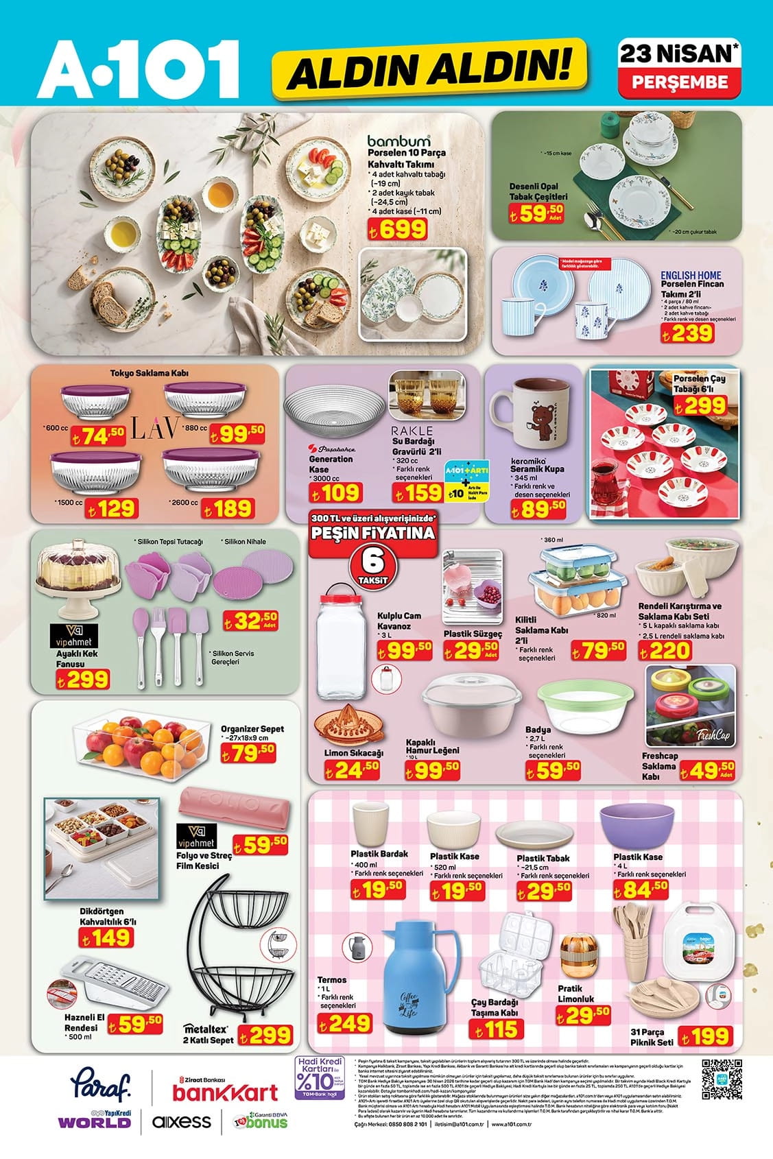 A101 23 Nisan 2026 Kataloğu