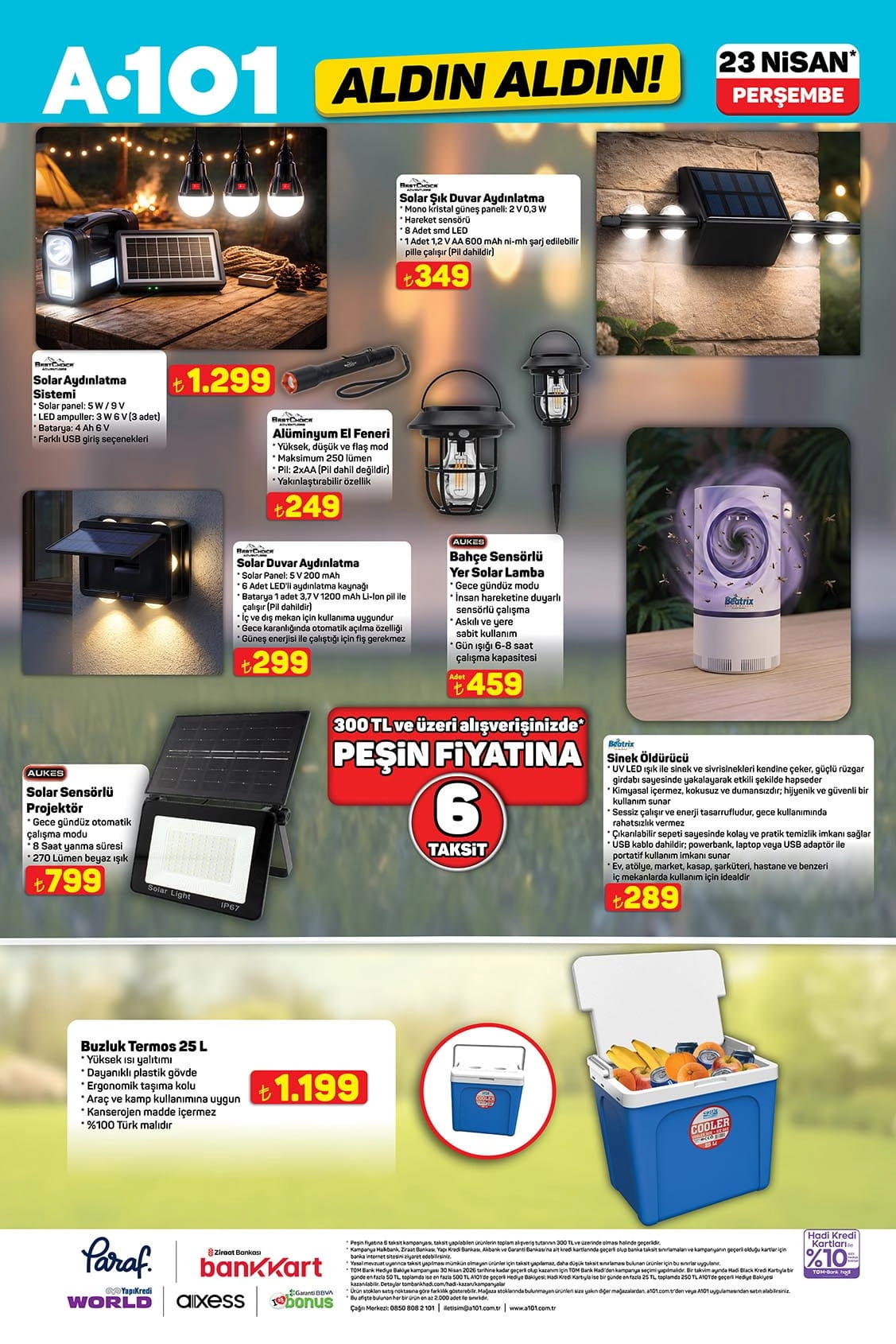 A101 23 Nisan 2026 Kataloğu