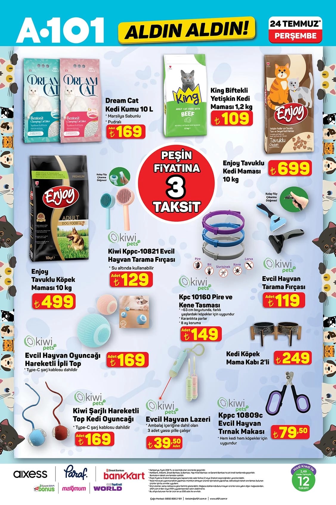 A101 24 Temmuz 2025 Kataloğu