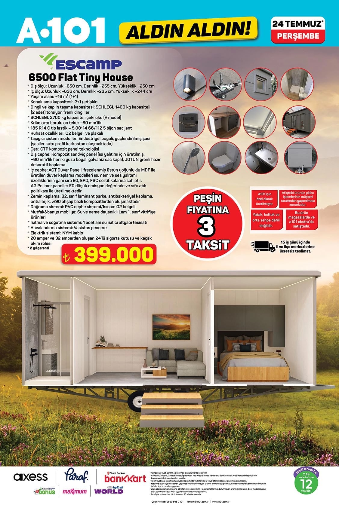A101 24 Temmuz 2025 Kataloğu